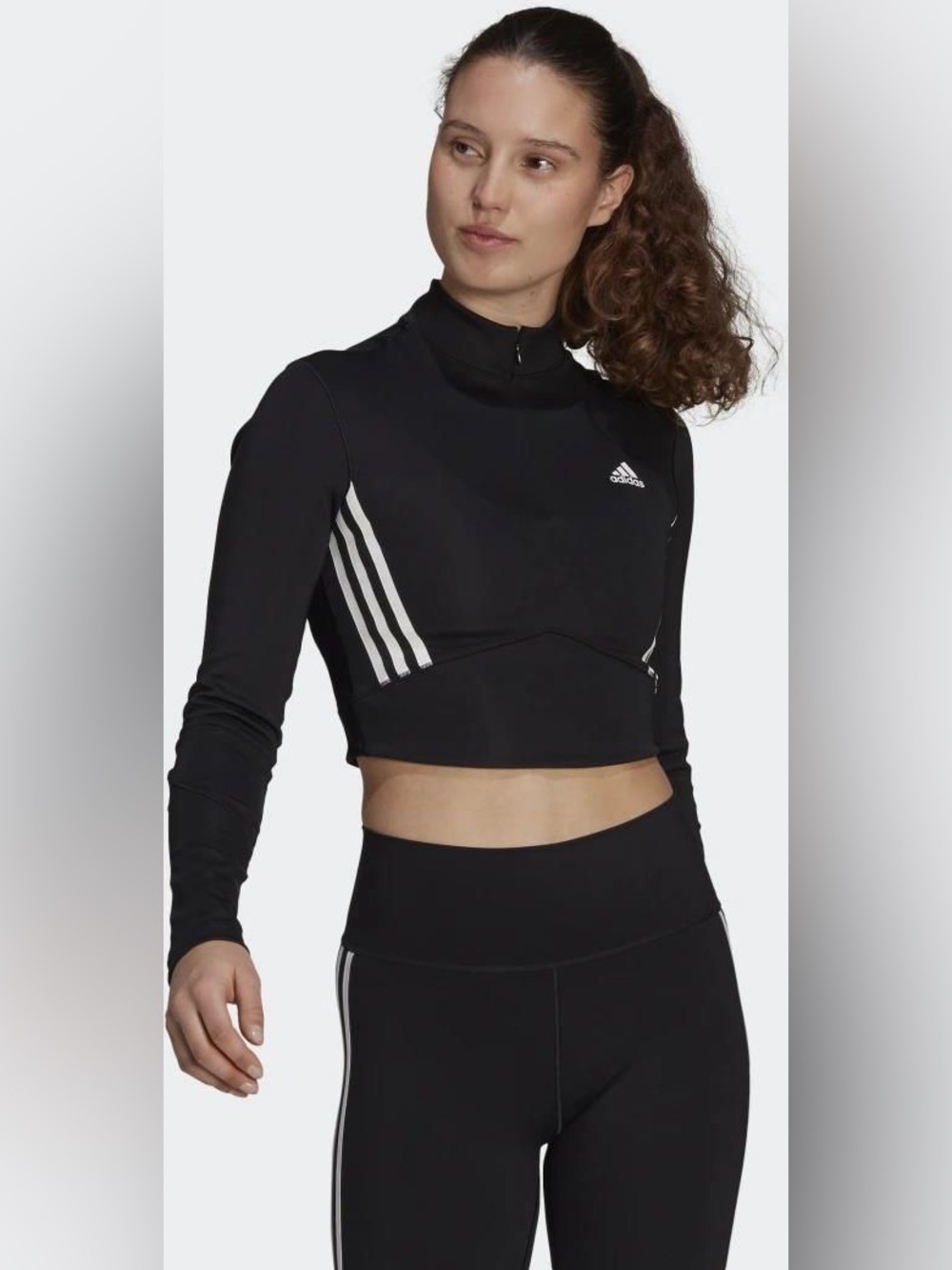 Adidas Long Sleeve Crop Long Sleeve top